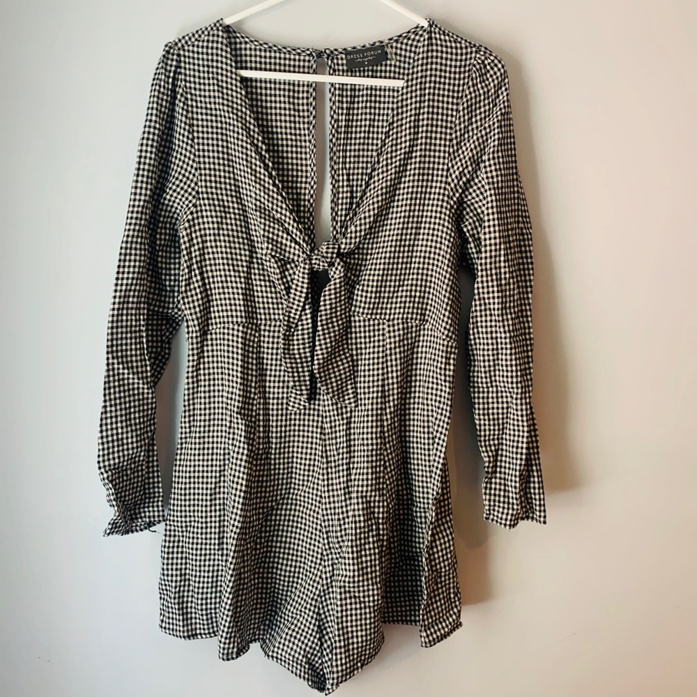 Long sleeve romper